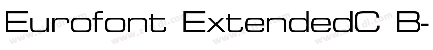 Eurofont ExtendedC B字体转换